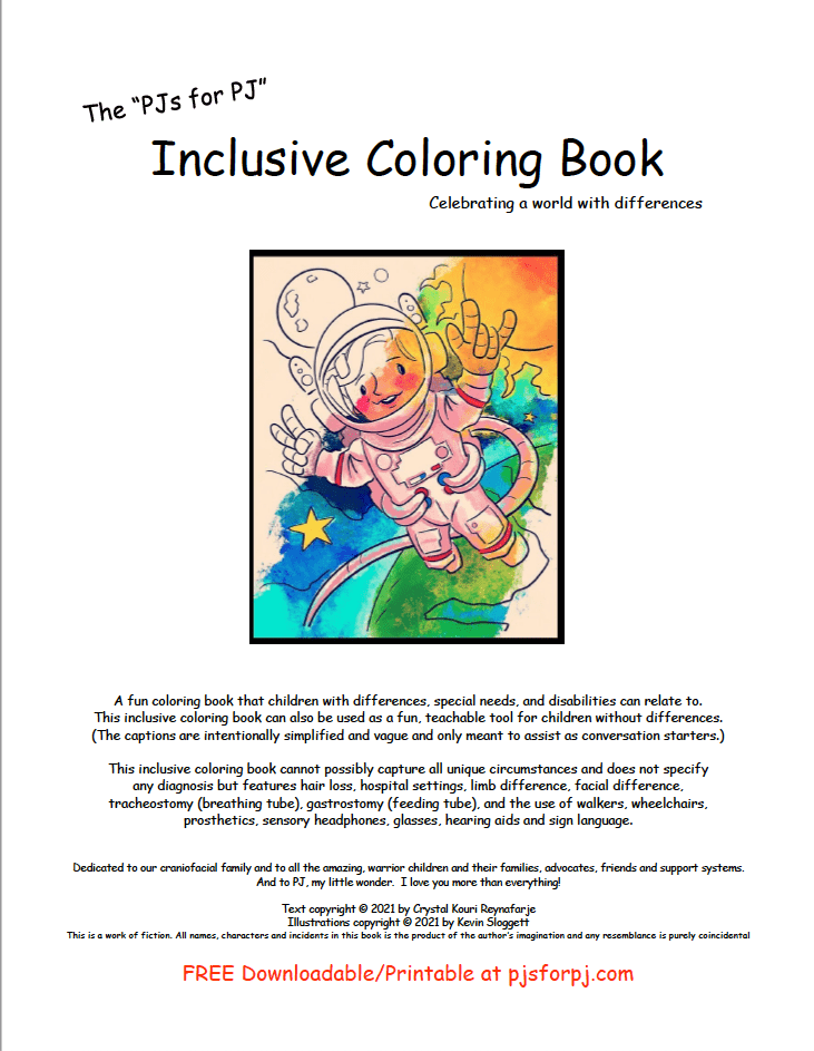 PJ's Coloring Book